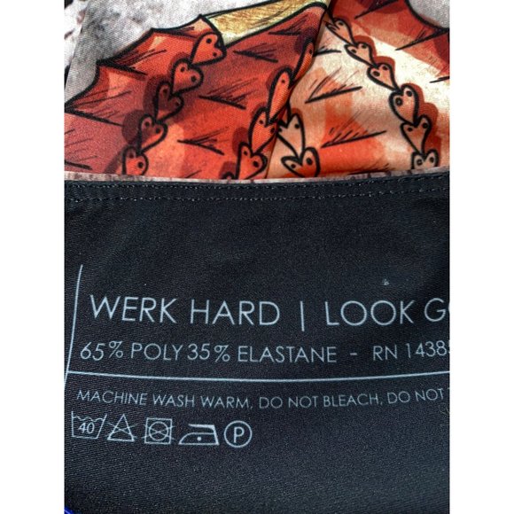 New Eagle Rock WerkShop Lanterns - Triathlon Capri Leggings Size Small - Picture 10 of 10